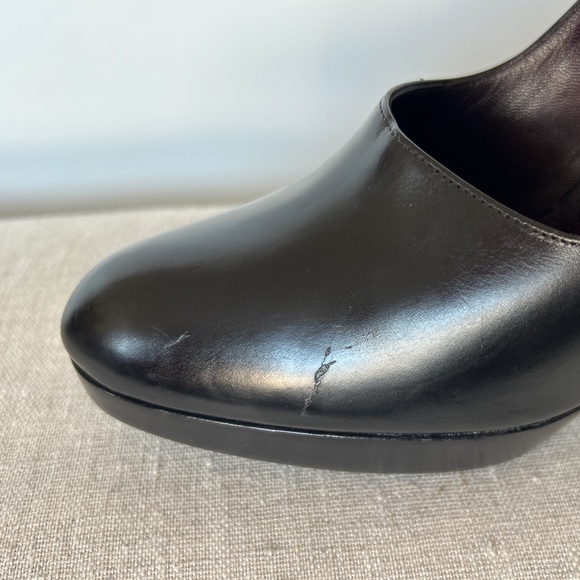 SOLD-Jil Sander leather platforms - Picture 3 of 11